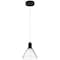 Access Lighting Port Nine Martini, Martini LED Pendant, Matte Black Finish, Clear Glass 63140LEDD-MBL/CLR - alternate 1